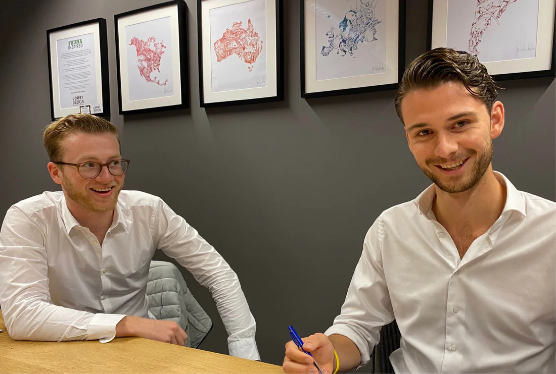 Founders Crispijn and Erik